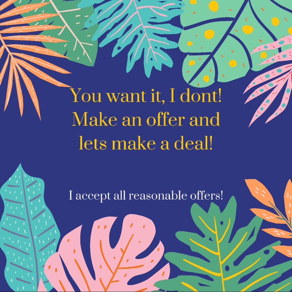 Let’s make a deal! I accept all reasonable offers✨